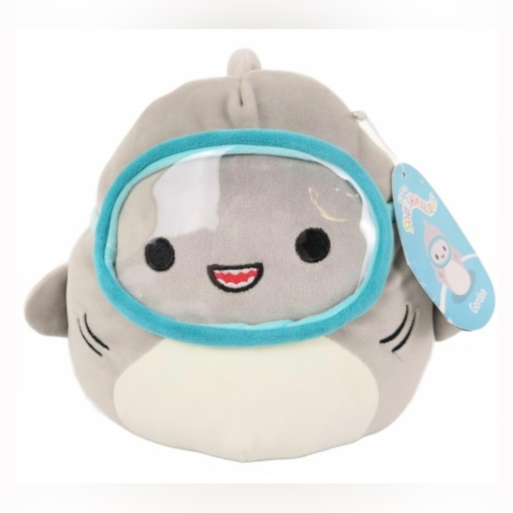 GORDON 5" Gray Shark with Blue Goggles Original Squishmallows